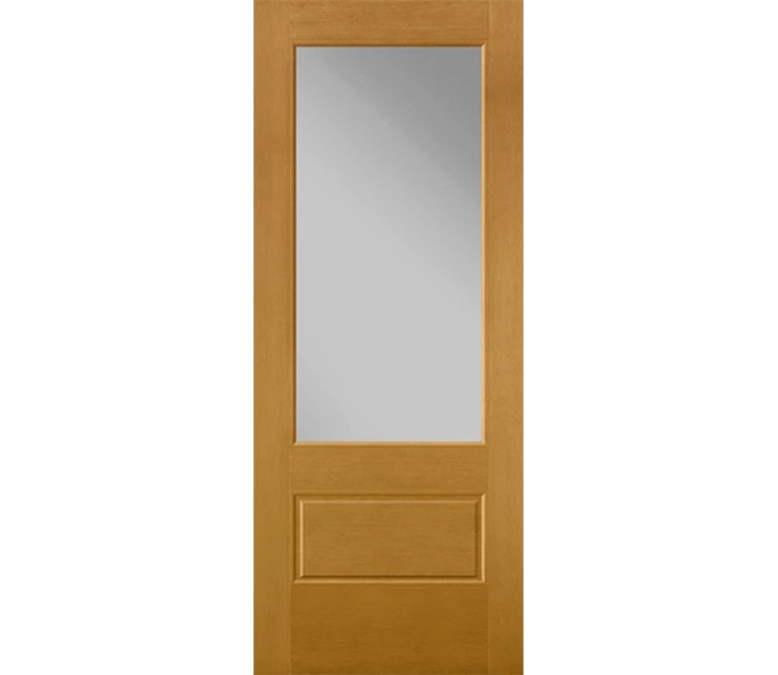 Minneapolis 3 Quaters Light Fiberglass Entry Door