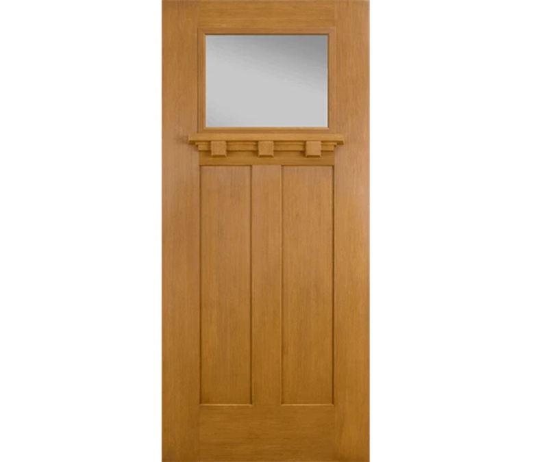 Minneapolis Craftsman Light Fiberglass Entry Door