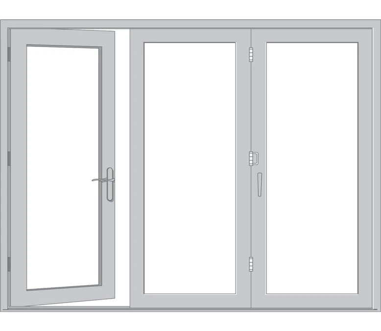 Minneapolis Pella Architect Reserve Series Contemporary Bifold Patio Door