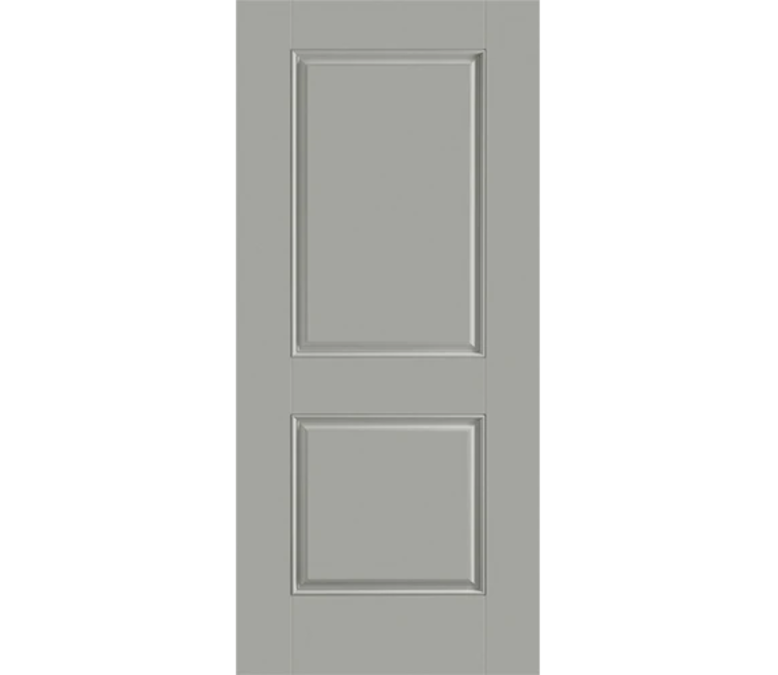 Minneapolis Two Panel Square Fiberglass Entry Door